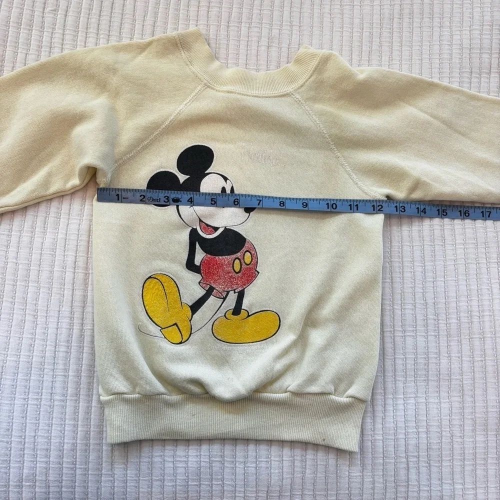 The Walt Disney Company Velva Sheen Mickey Mouse Vintage 80's Youth Sweatshirt